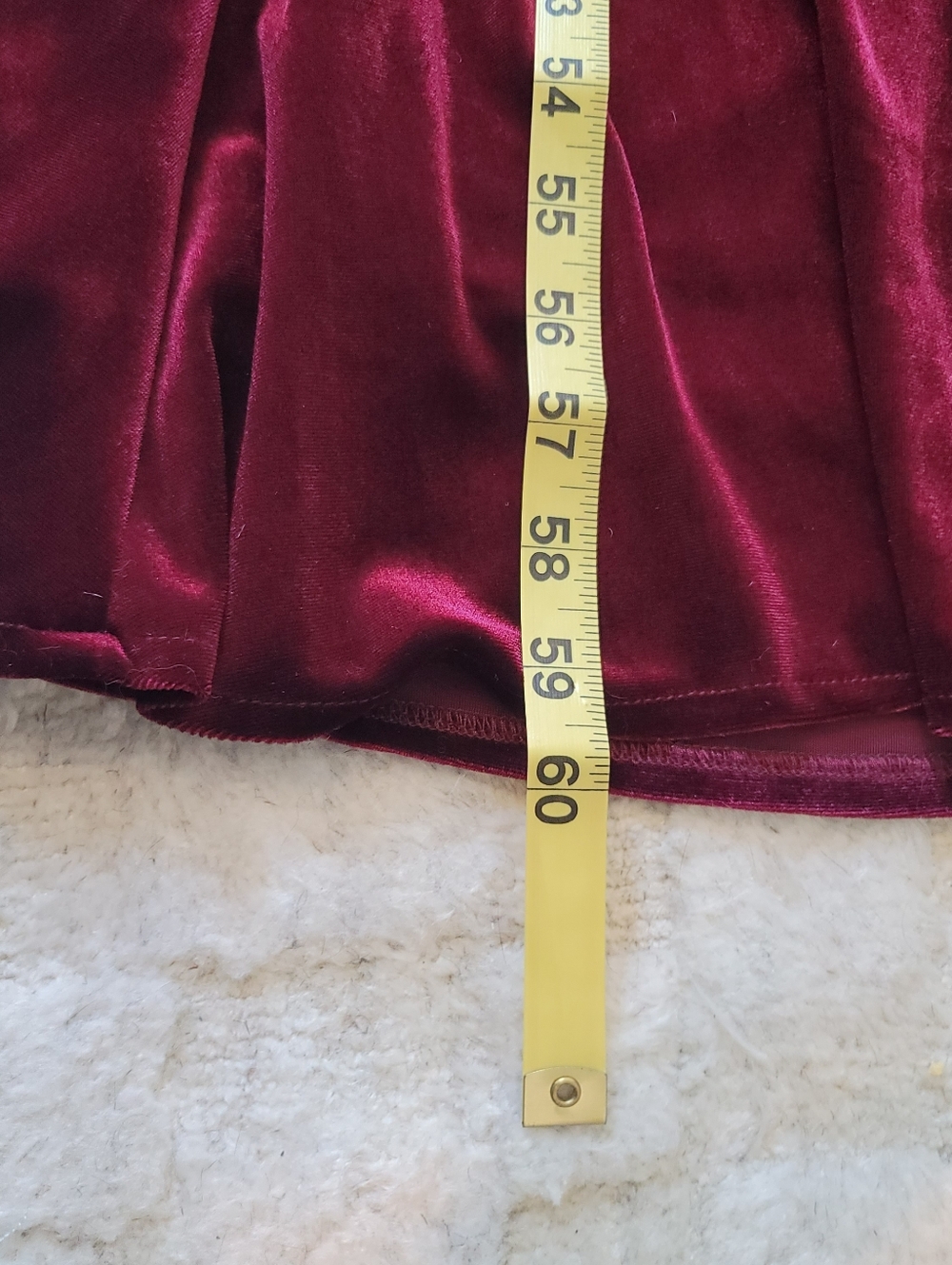 NWT Long Sleeve Burgundy Dress Size 8 - Picture 10 of 11
